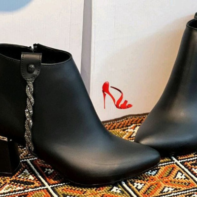 نیم بوت چرم