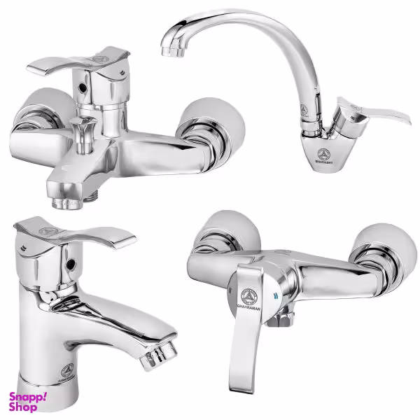 ست شیرآلات قهرمان مدل آبشار دو