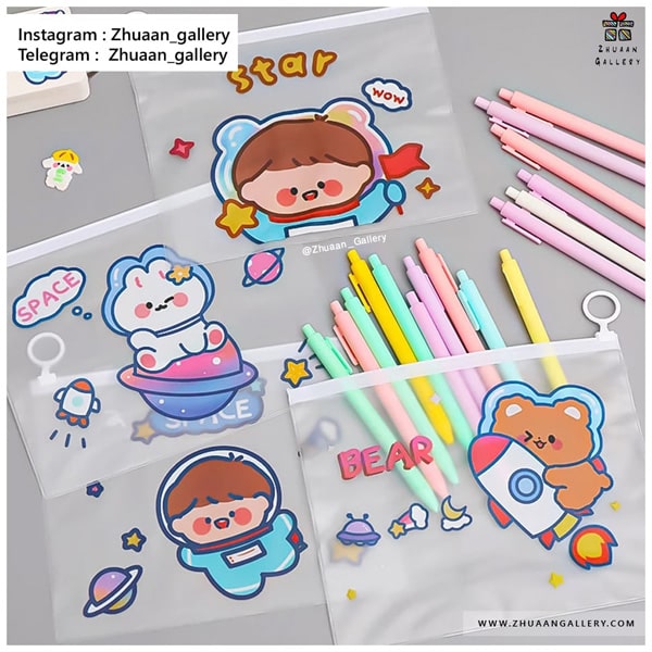 جامدادی شفاف Cute Space فانتزی