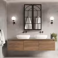 آینه سرویس بهداشتی مرجان مدل کنسول 