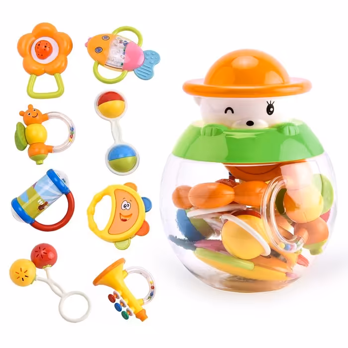 پک جغجغه نوزادی طرح خرس