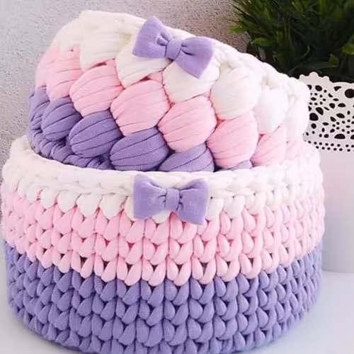 سبد تریکو 2 تیکه زیبا  و دلبر