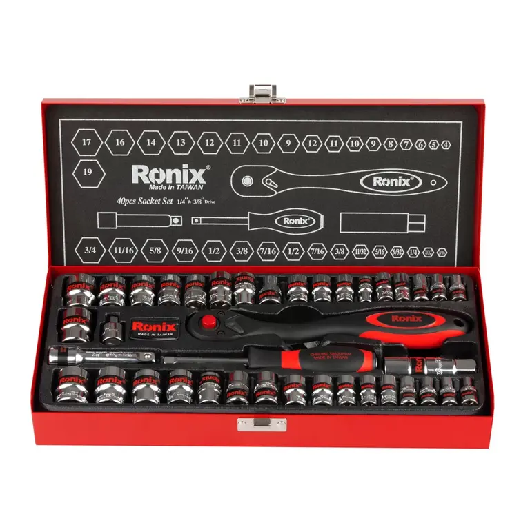 جعبه بکس 40 عددی 3/8 اینچ رونیکس مدل RH-2640