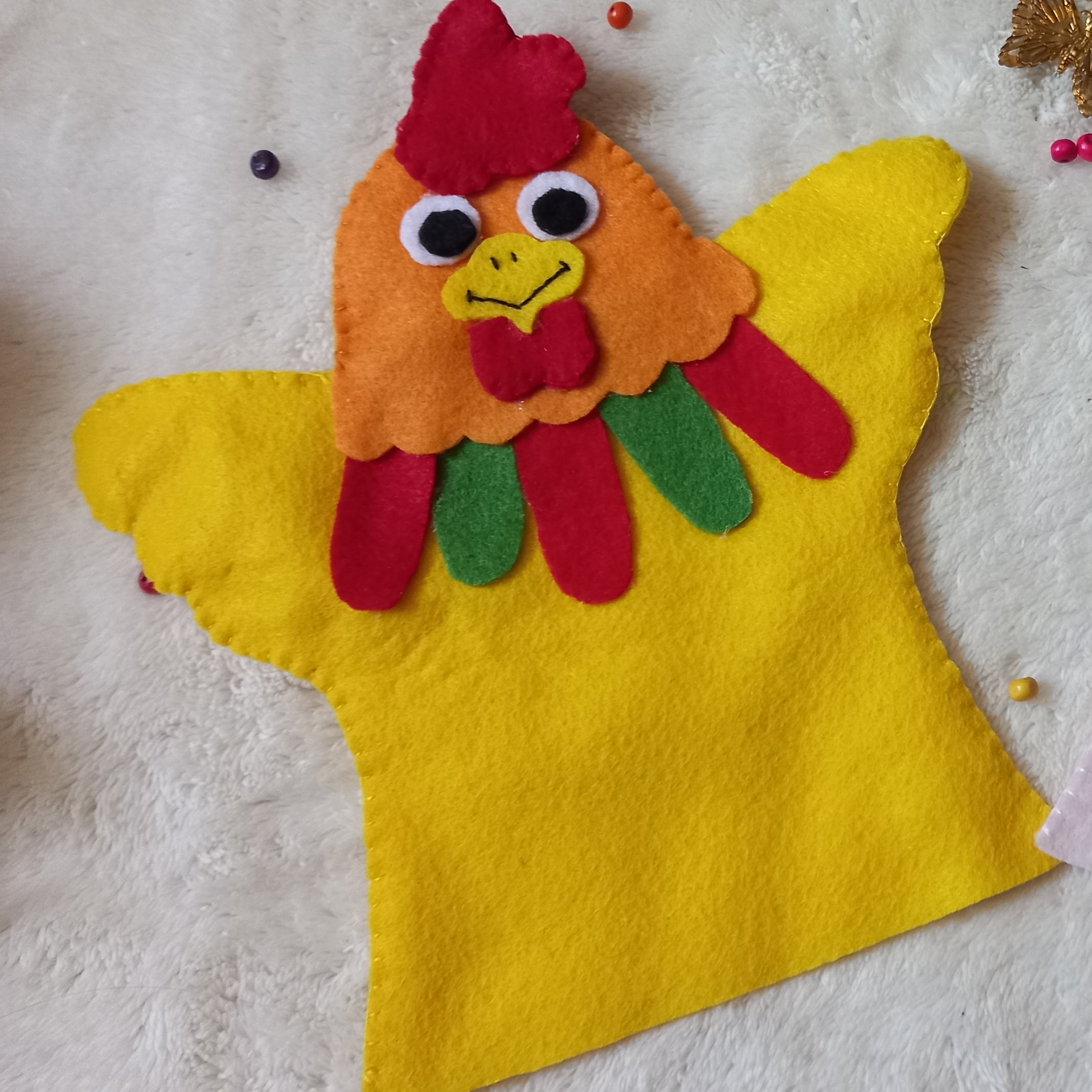 عروسک دستی نمایشی نمدی