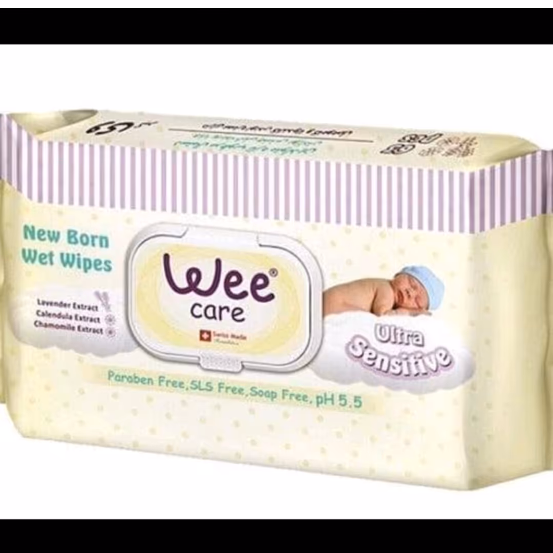 دستمال مرطوب 63 برگ برند وی کر 