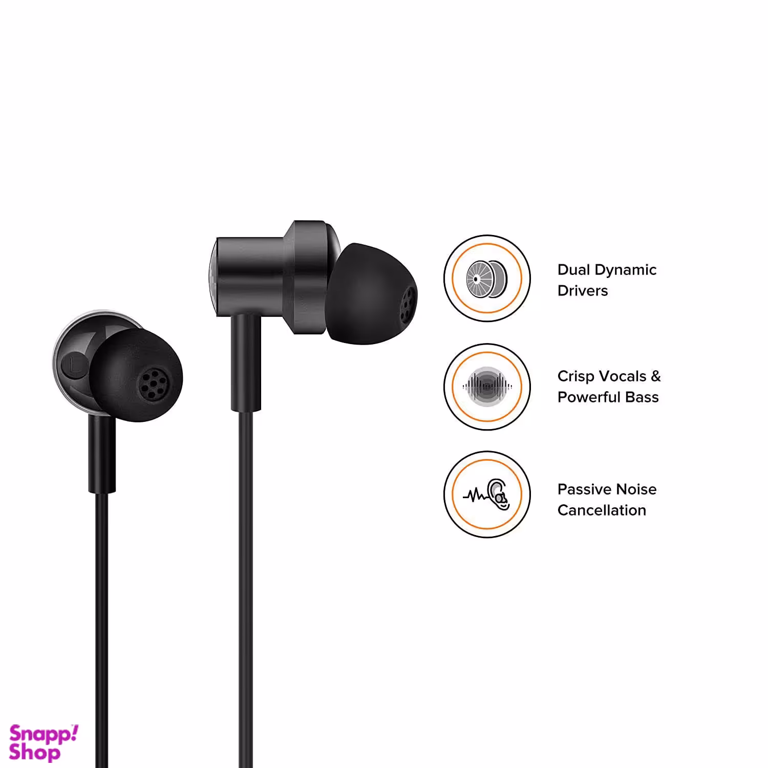 هندزفری شیائومی مدل Mi Dual Driver in-Ear Headphone