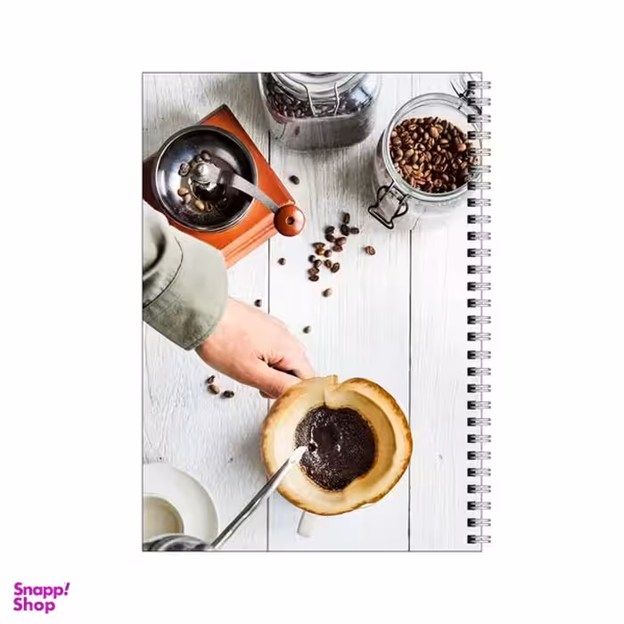 دفتر مشق 100 برگ بامبیلیپ طرح قهوه کد 0129467