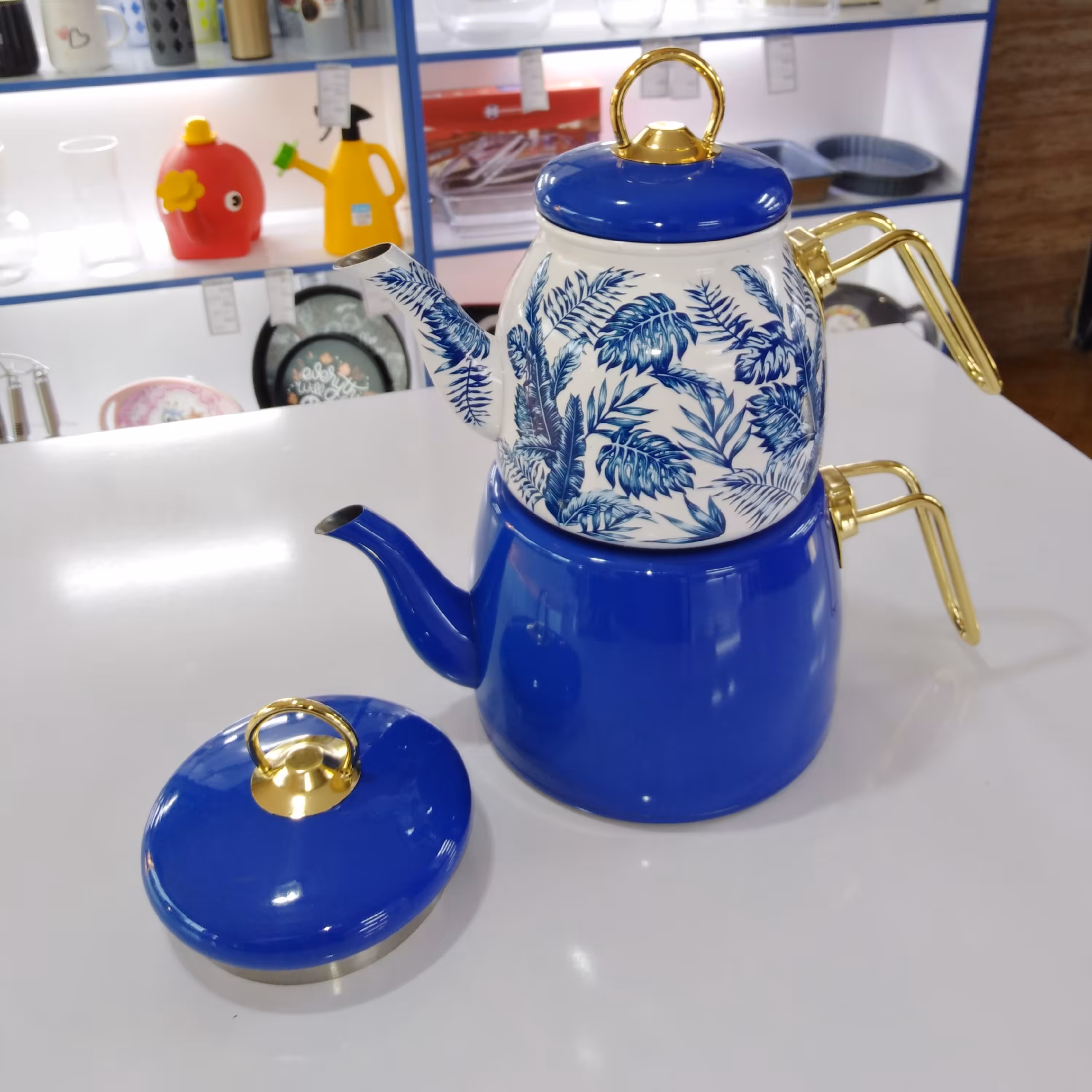 کتر و قوری لعابی یونیک