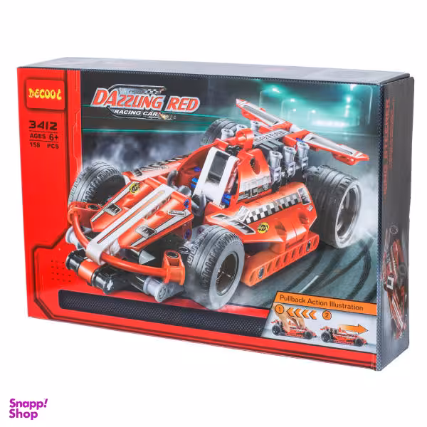 ساختنی دکول مدل Dazzing Red 3412