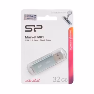 فلش مموری USB3.2 سیلیکون پاور مدل Marvel M01 ظرفیت 32 گیگ