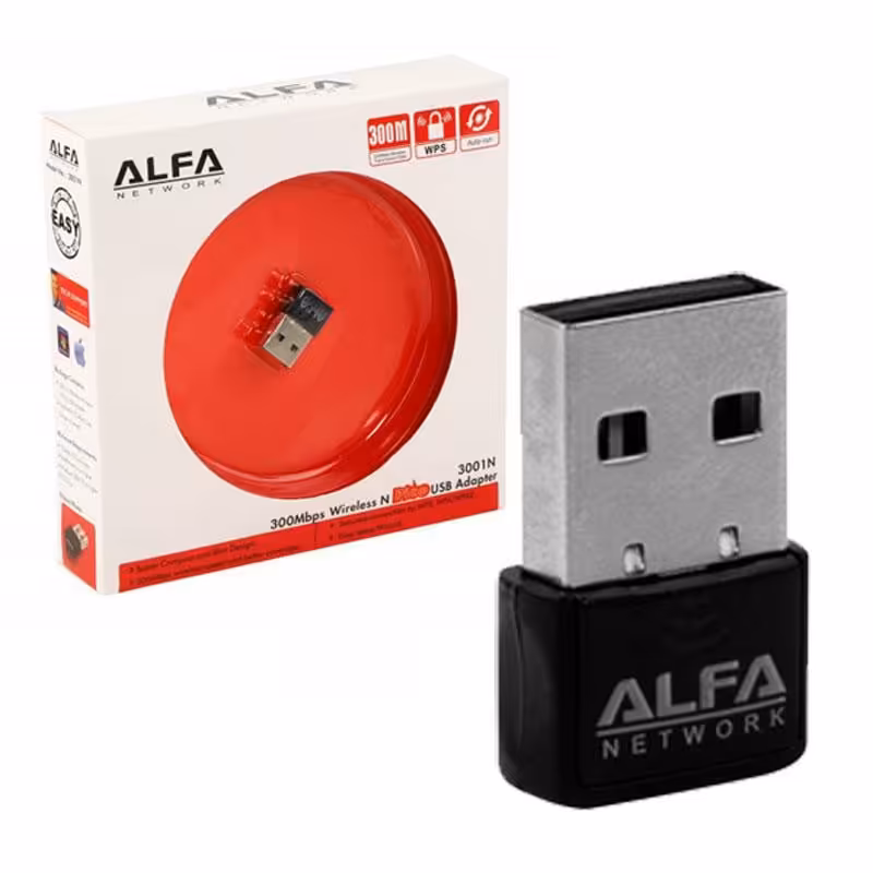 کارت شبکه USB بی سیم ALFA مدل 3001N

