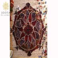 قالیچه تکه دوزی شده دستبافت نیمتاج