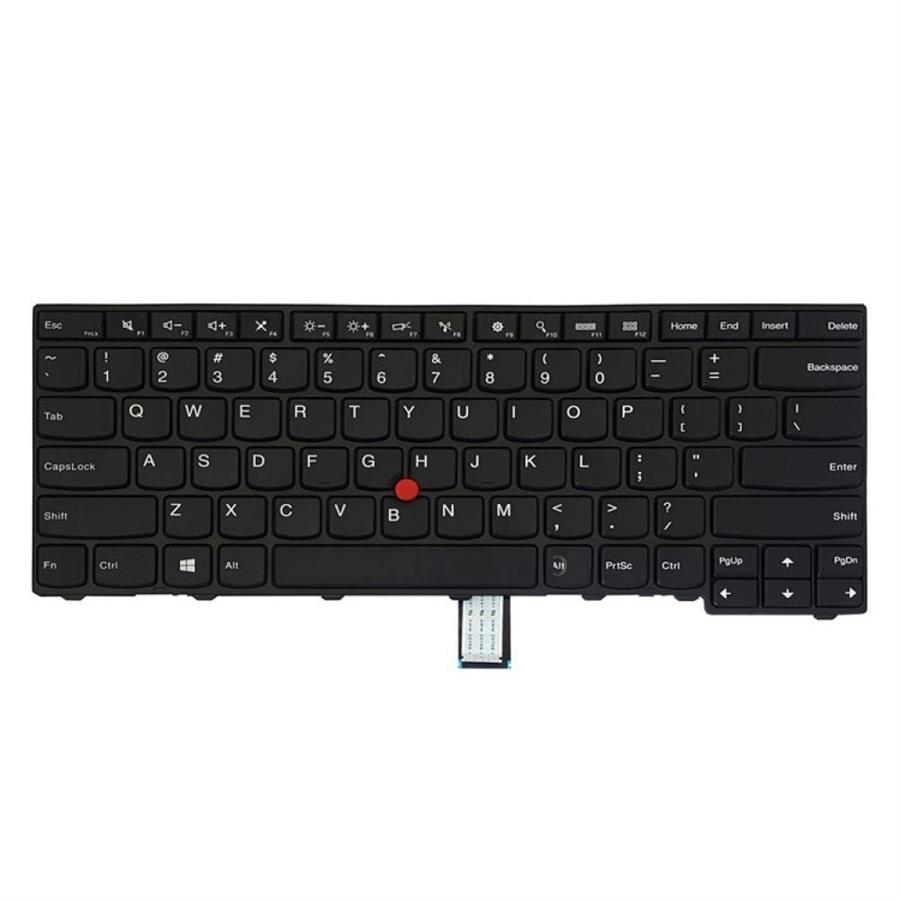 کیبورد لپ تاپ لنوو مدل ThinkPad E431 مشکی با ماوس با فریم