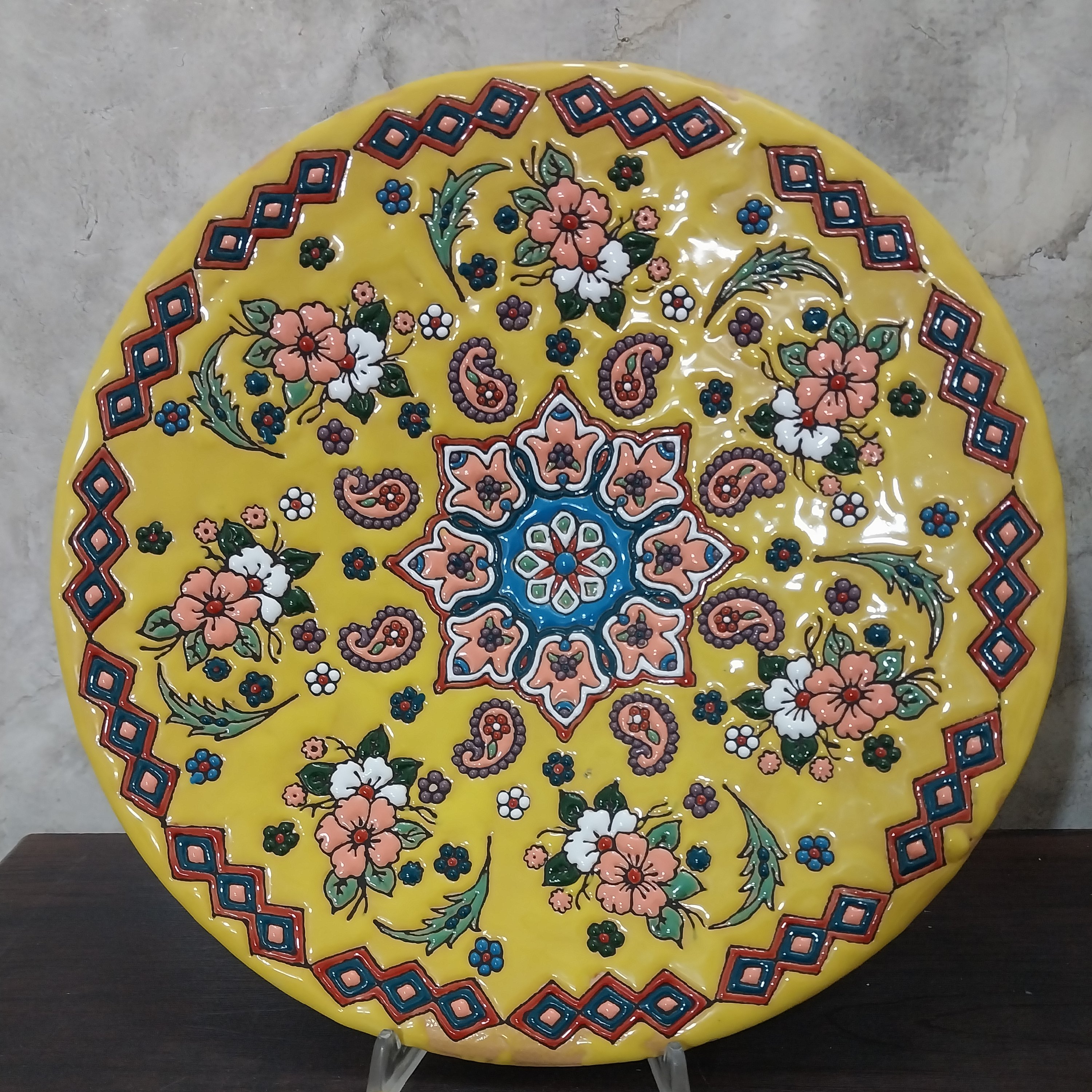 دیوارکوب سفالی
