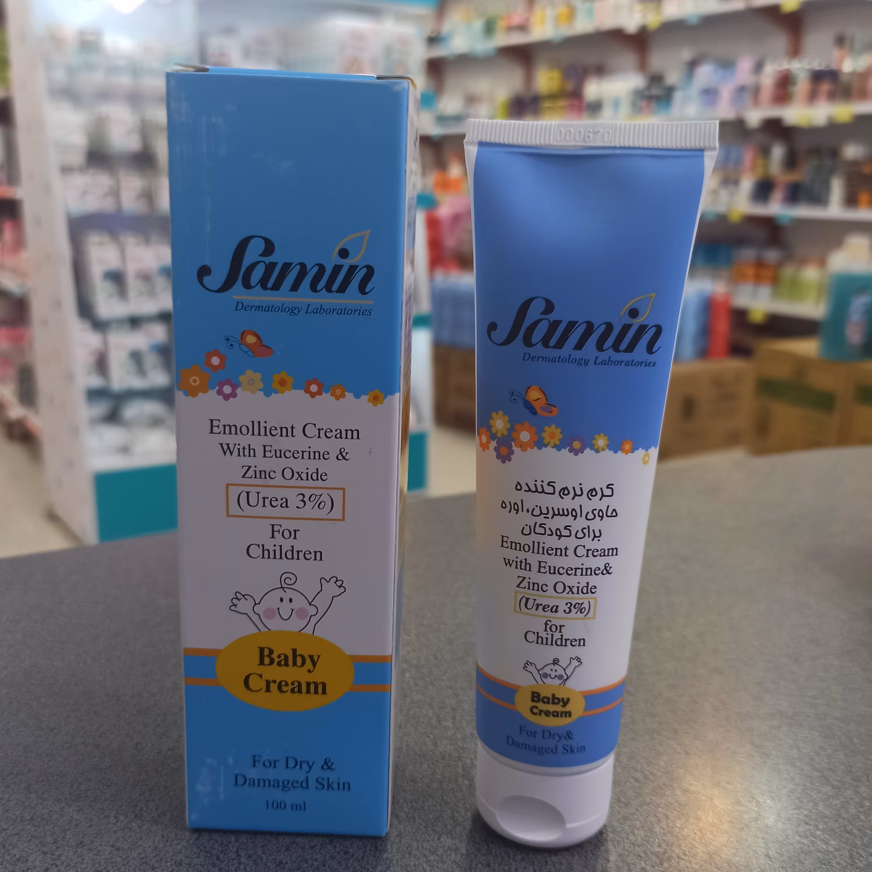 کرم نرم کننده زینک اکساید و اوره 3 درصد ثمین 