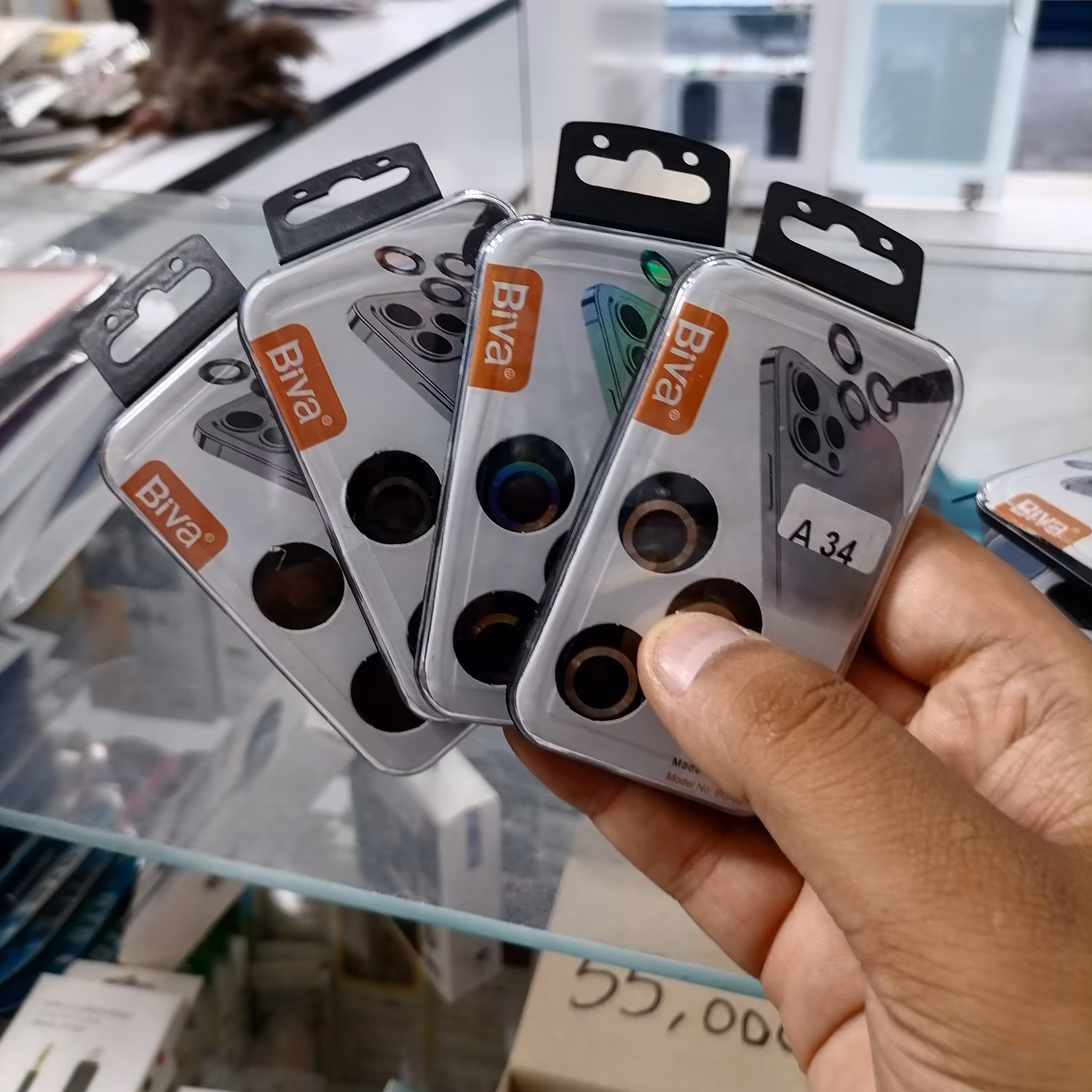 گلس دوربین  A34