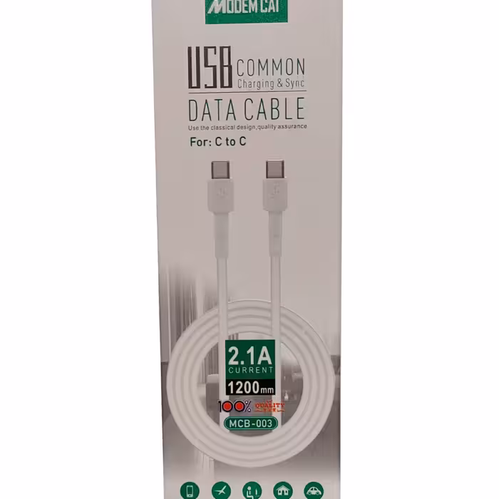 کابل شارژ تایپ سی به تایپ سی (c to c)مودم کت مدل MCB-003 