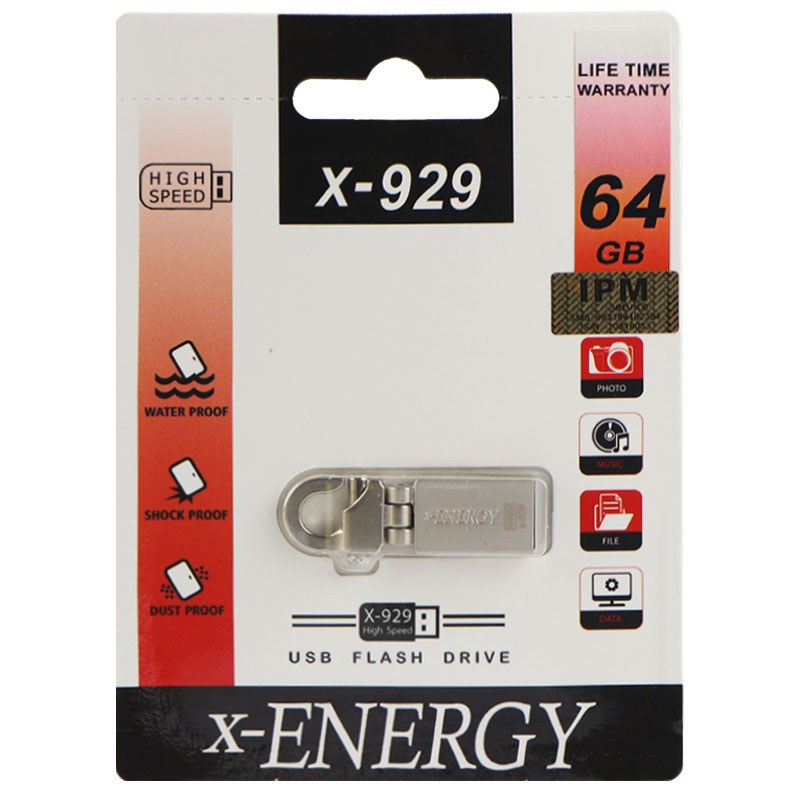  فلش مموری ایکس-انرژی مدل X-929 ظرفیت 64 گیگابایت USB2.0