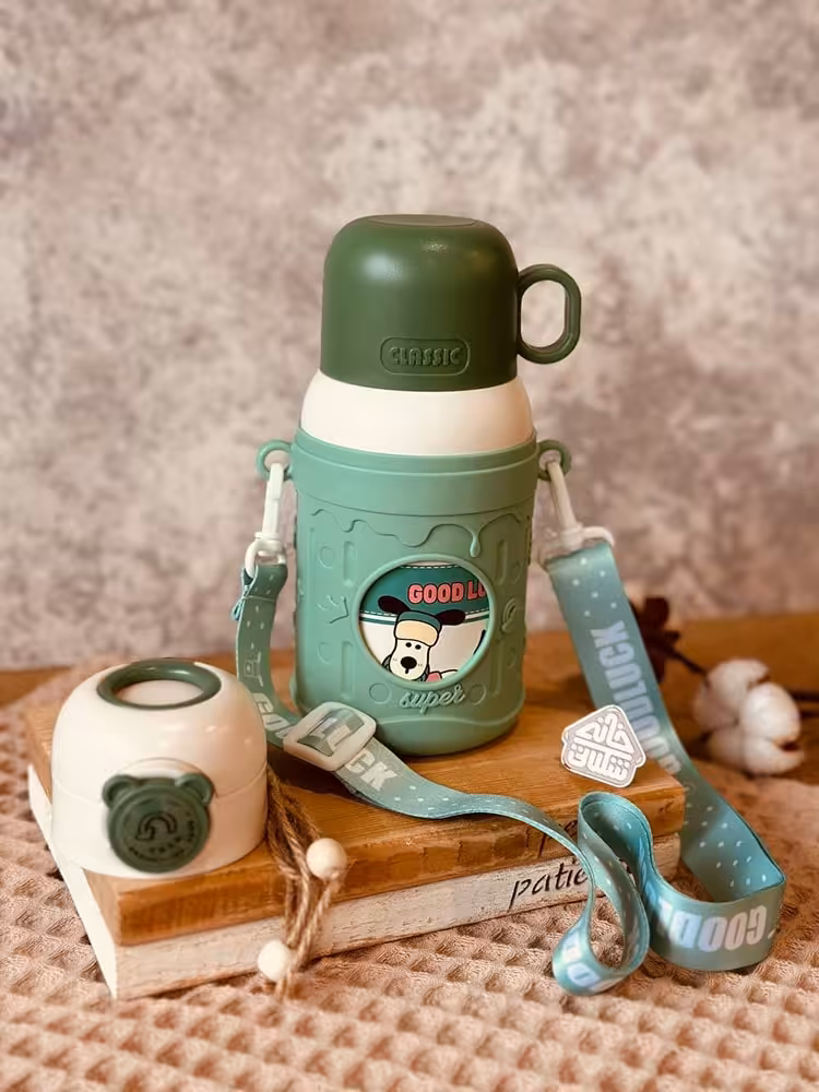 فلاسک دو درب کاور سیلیکونی کد001430