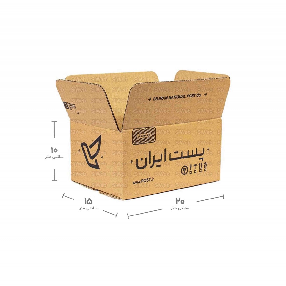 جعبه پستی سایز دو (مجموعه 25 عددی)