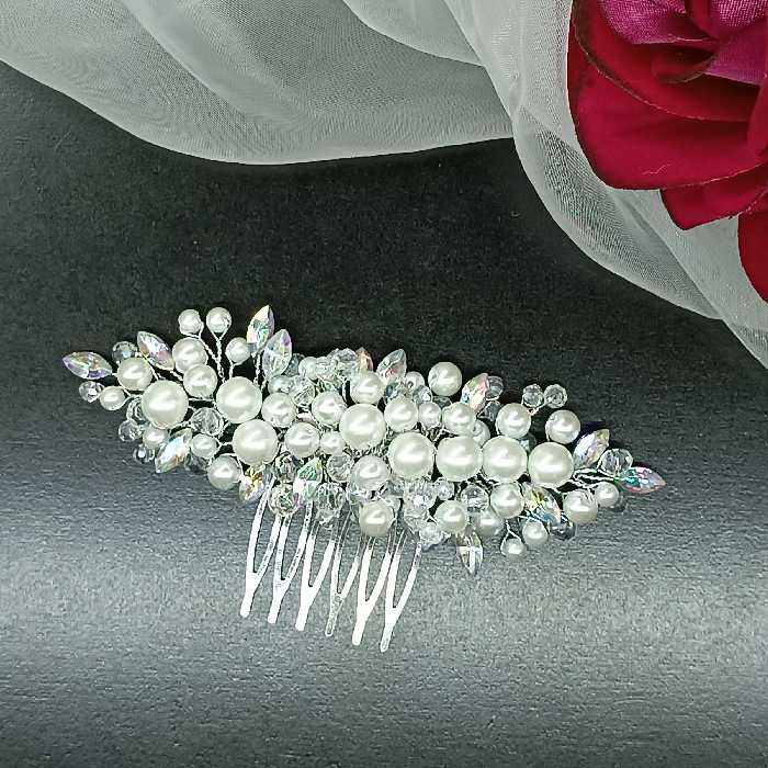 شانه شینیون مرواریدی زیبا مناسب انواع شینیون 