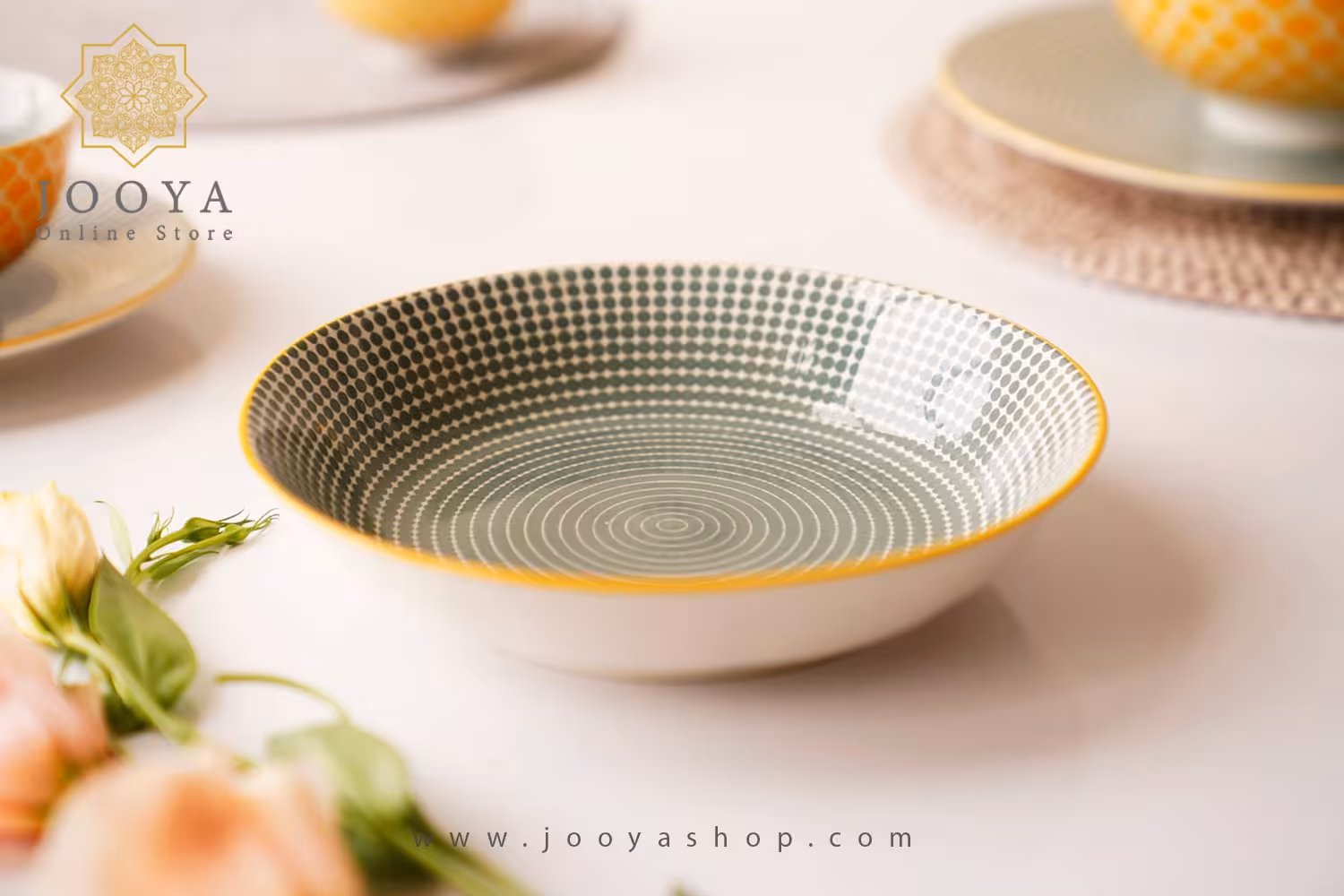 خورشت خوری زرد مدل دراج برند دنی هوم