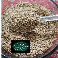 کنجد باپوست (سبوسدارشمال) خام وشسته شده کاشت دیم ومحلی در وزن 500گرم