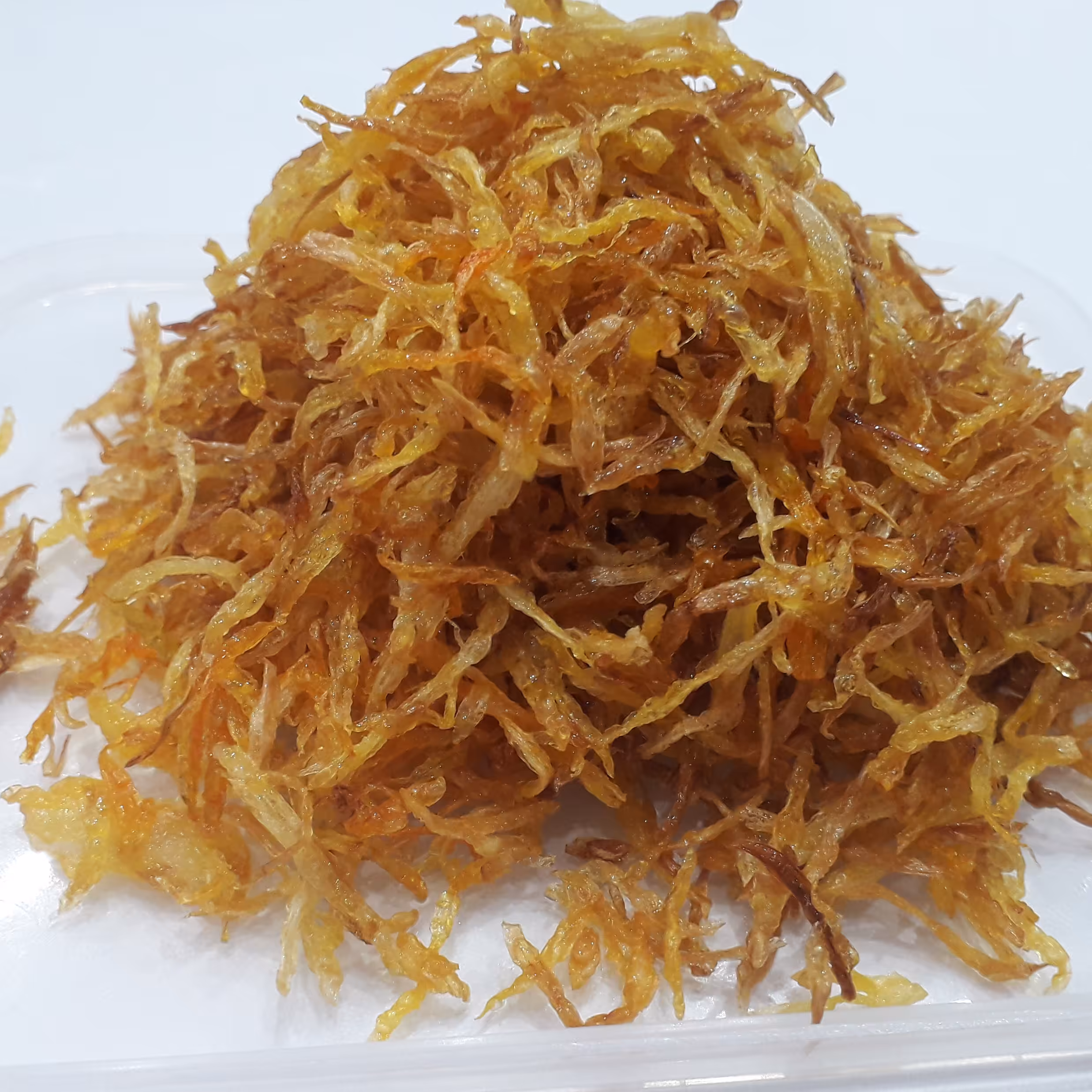 پیاز داغ خلالی سرخ شده زعفرانی (مجلسی)  250 گرمی