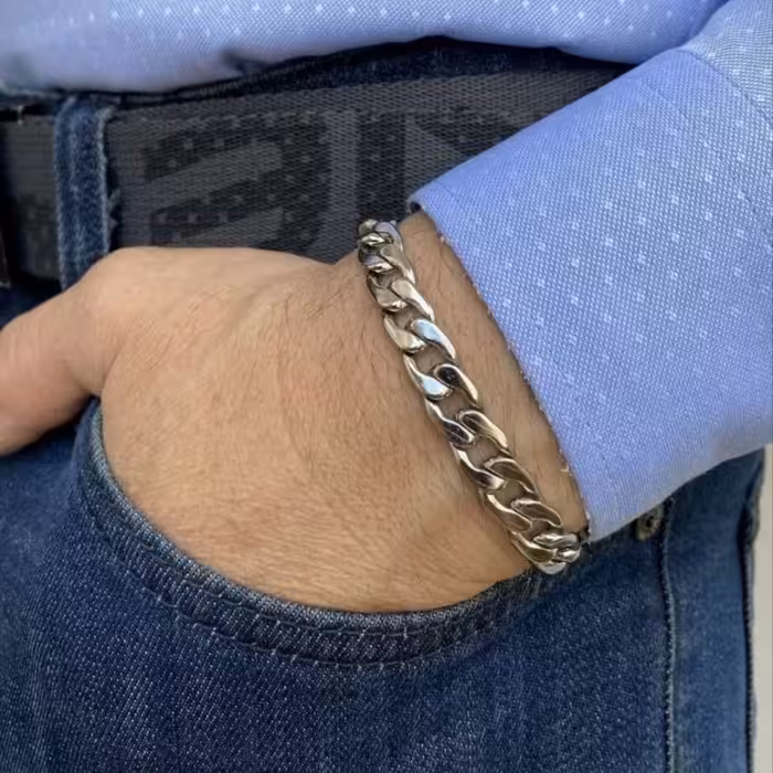 دستبند کارتیر استیل رنگ ثابت