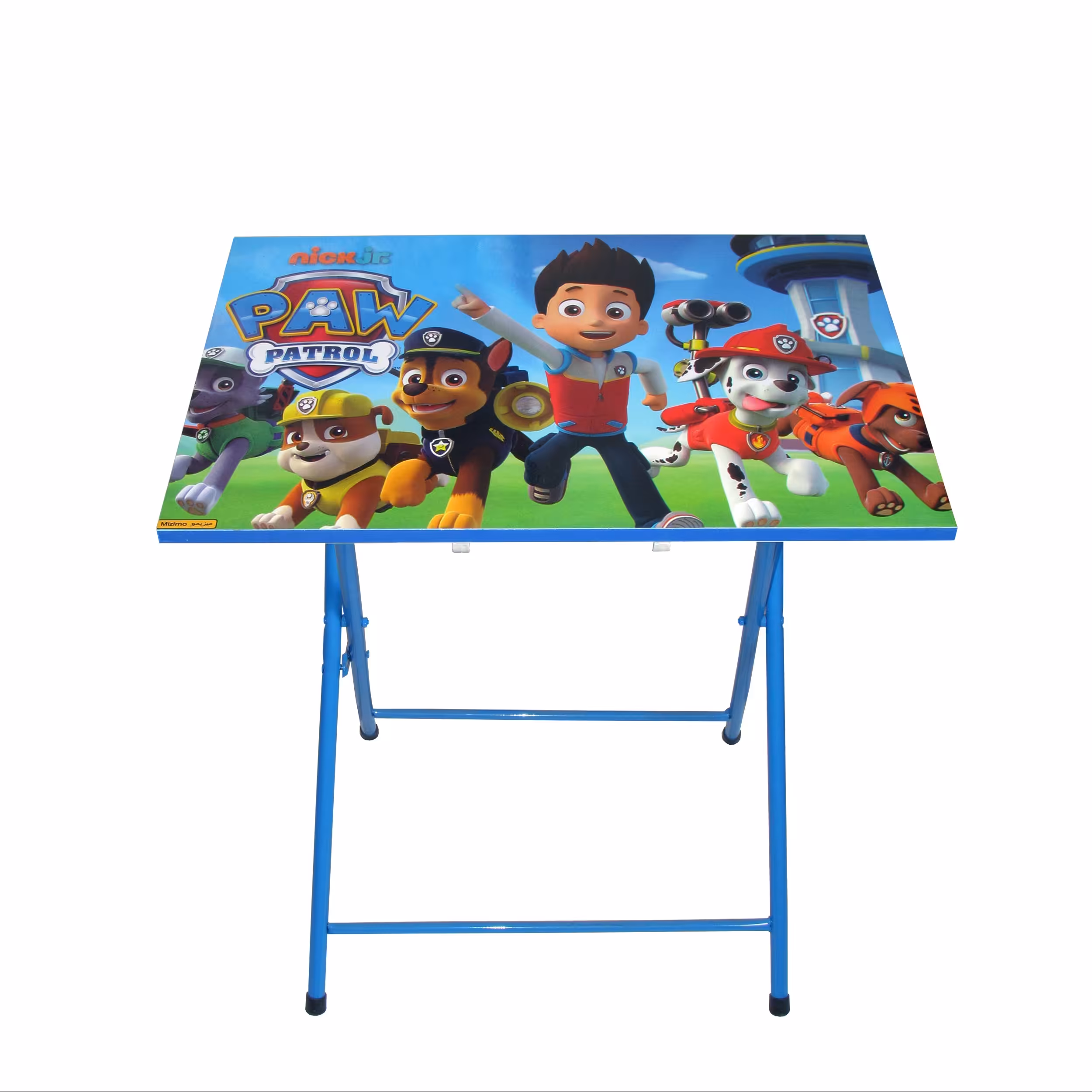 میز تحریر میزیمو طرح سگ های نگهبان کد 1451 (مدل پایه رنگی)