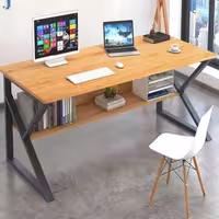 میز تحریر و مطالعه چوب و فلز آدرین 100678