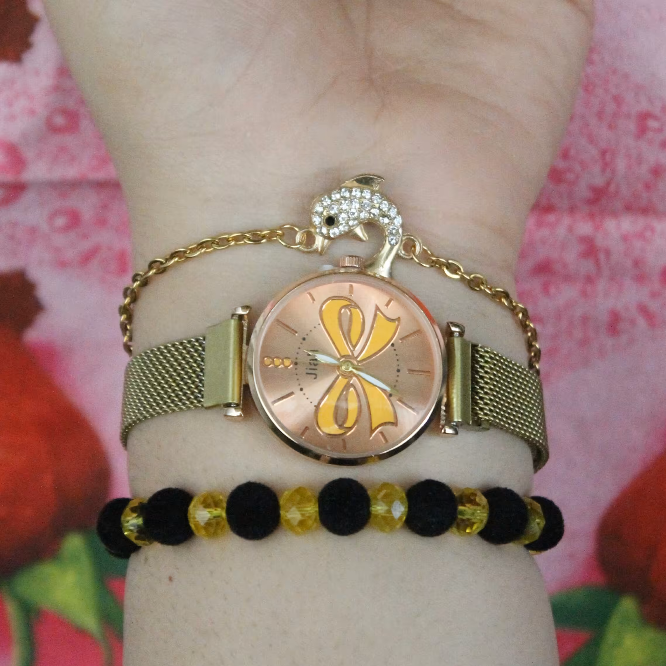 ست ساعت زنانه و دستبند سفارشی