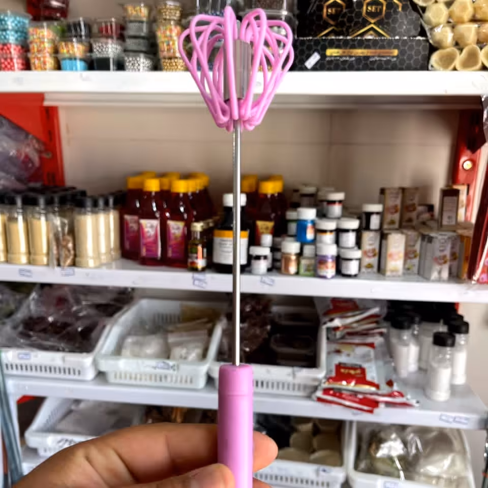 همزن فشاری چرخشی رنگ آبی و صورتی