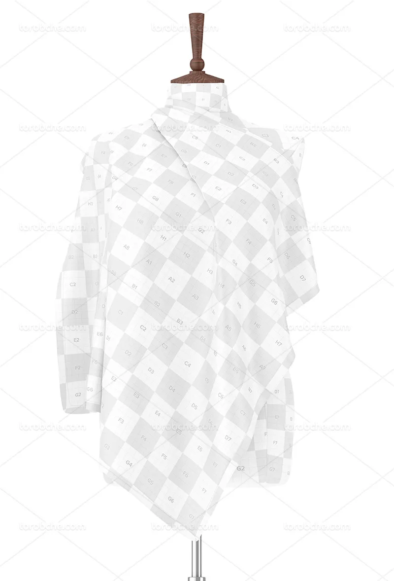 موکاپ PSD روسری | گرافیک با طعم تربچه