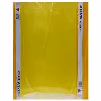 خرید پوشه پلاستیکی A4 آیدین زرد بسته 50 عددی