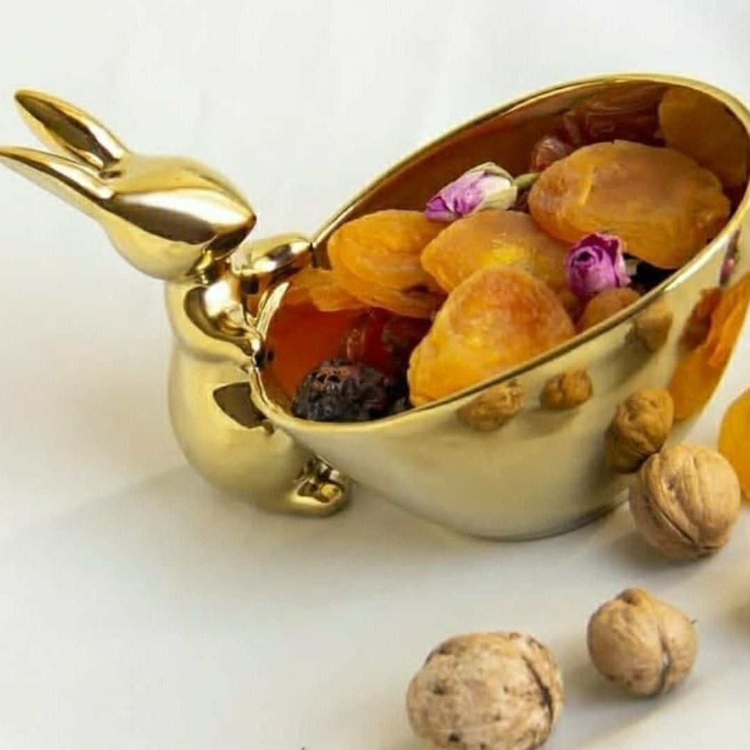 خرگوش سرامیکی شکلات خوری