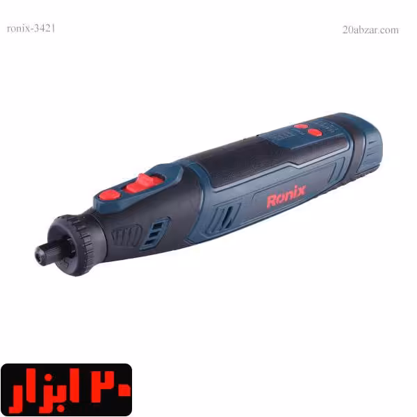 کیت فرز مینیاتوری 8 ولت شارژی رونیکس مدل 3421