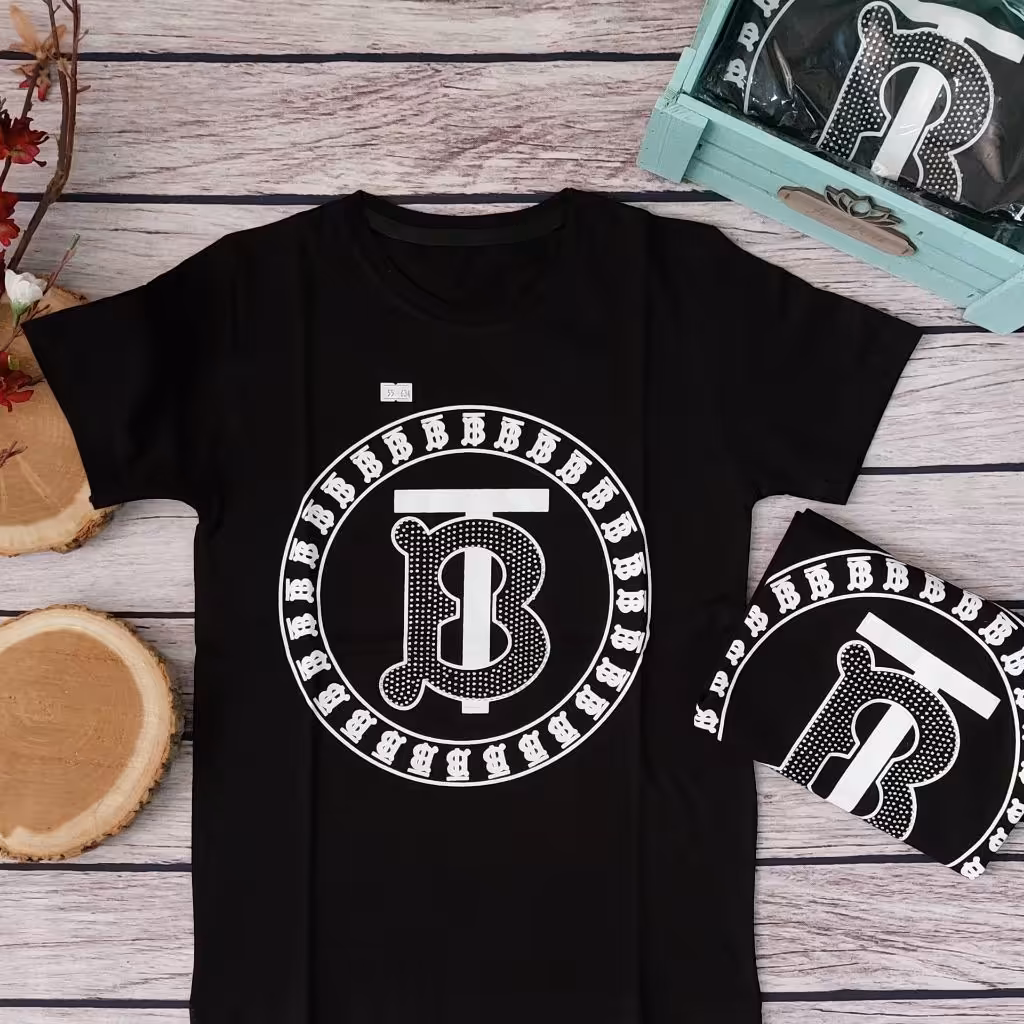 تیشرت تک مشکی سایز 55 و 60 مناسب 8 تا 12 سال 