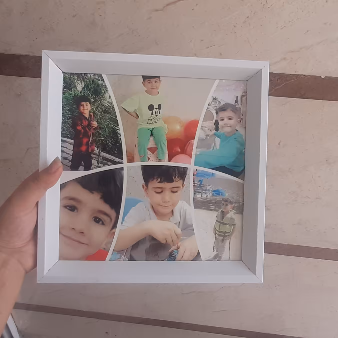 تابلو کاشی طرح و عکس دلخواه شما با قاب 