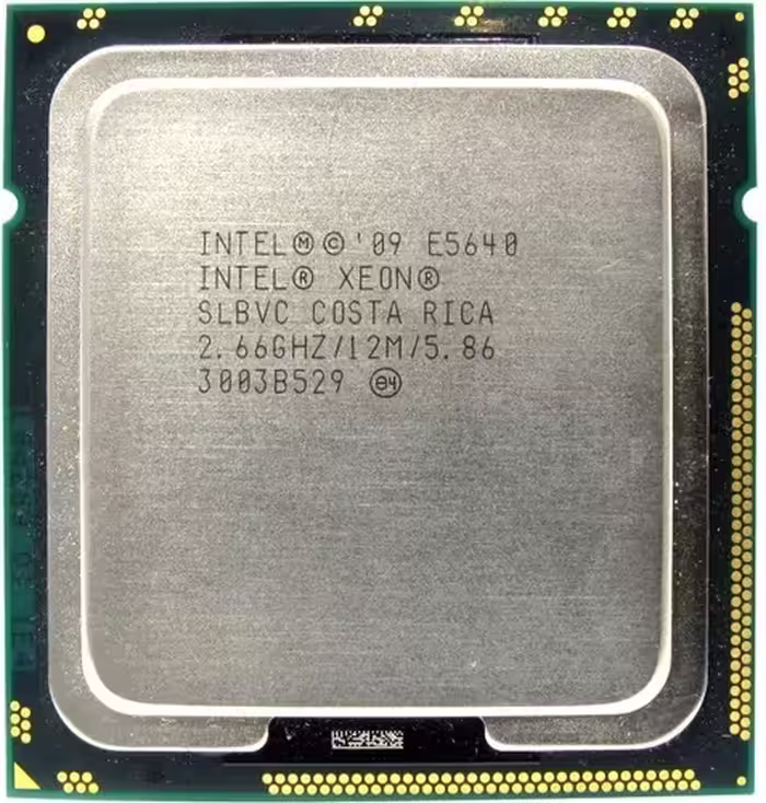 سی پی یو اینتل مدل زئون Xeon E5640 با فرکانس 2.66 گیگاهرتز