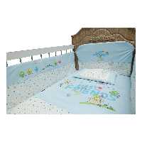 ست رختخواب نوزاد 6 تکه پسرانه طرح اولین دوستان کارترلیب Carterliebe