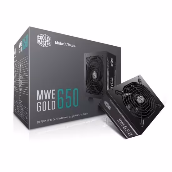 خرید منبع تغذیه Power COOLER MASTER MWE GOLD 650 با بهترین قیمت
