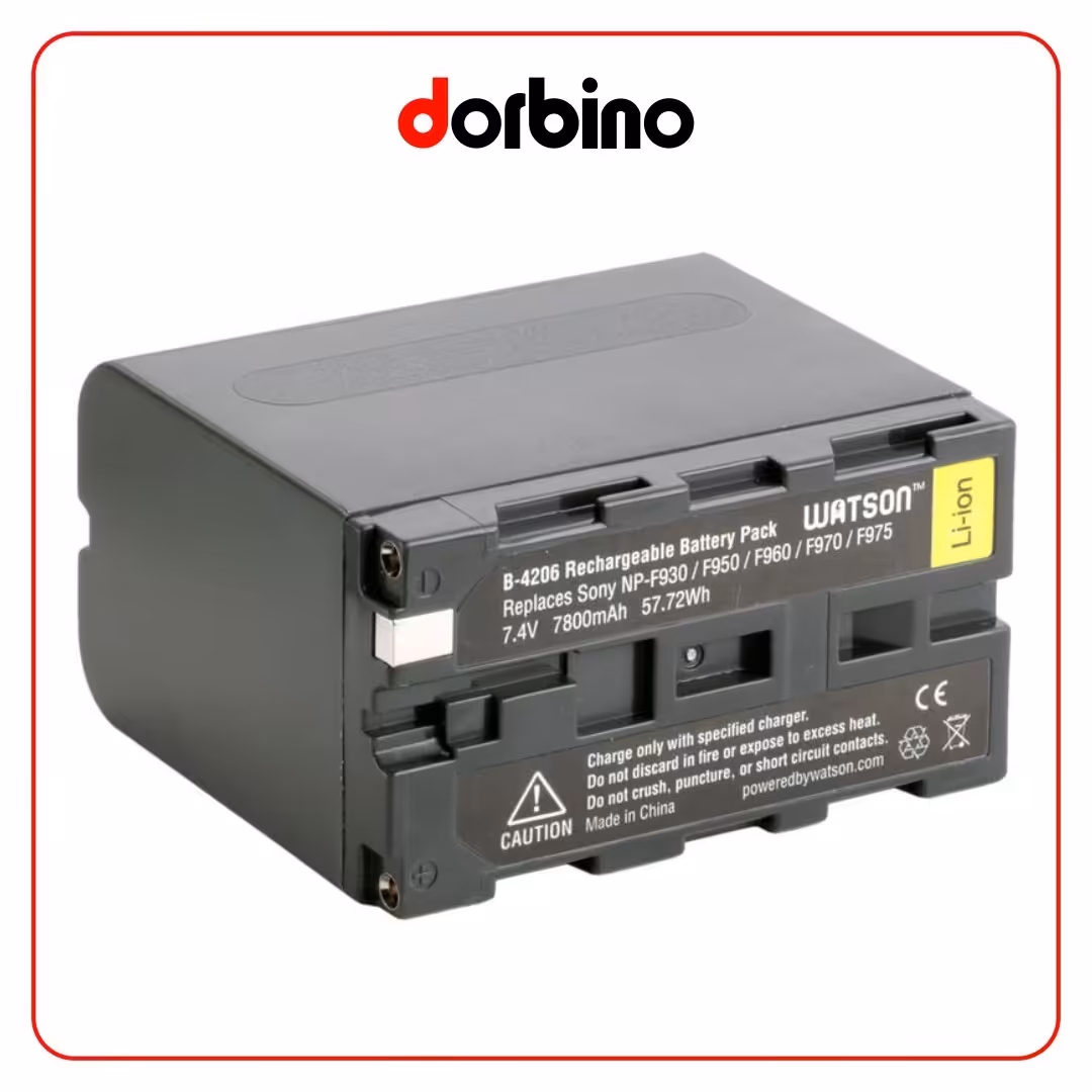 باتری سونی Watson NP-F975 Lithium-Ion Battery Pack (7.4V, 7800mAh) - فروشگاه دوربین دوربینو