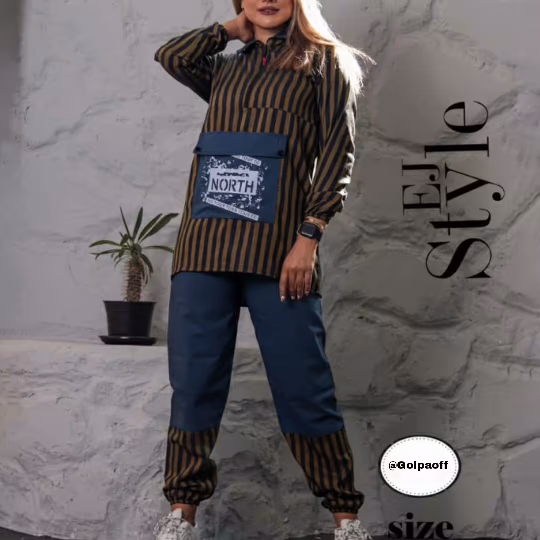 ست نیم زیپ مدل نورس سایز 80 و 85