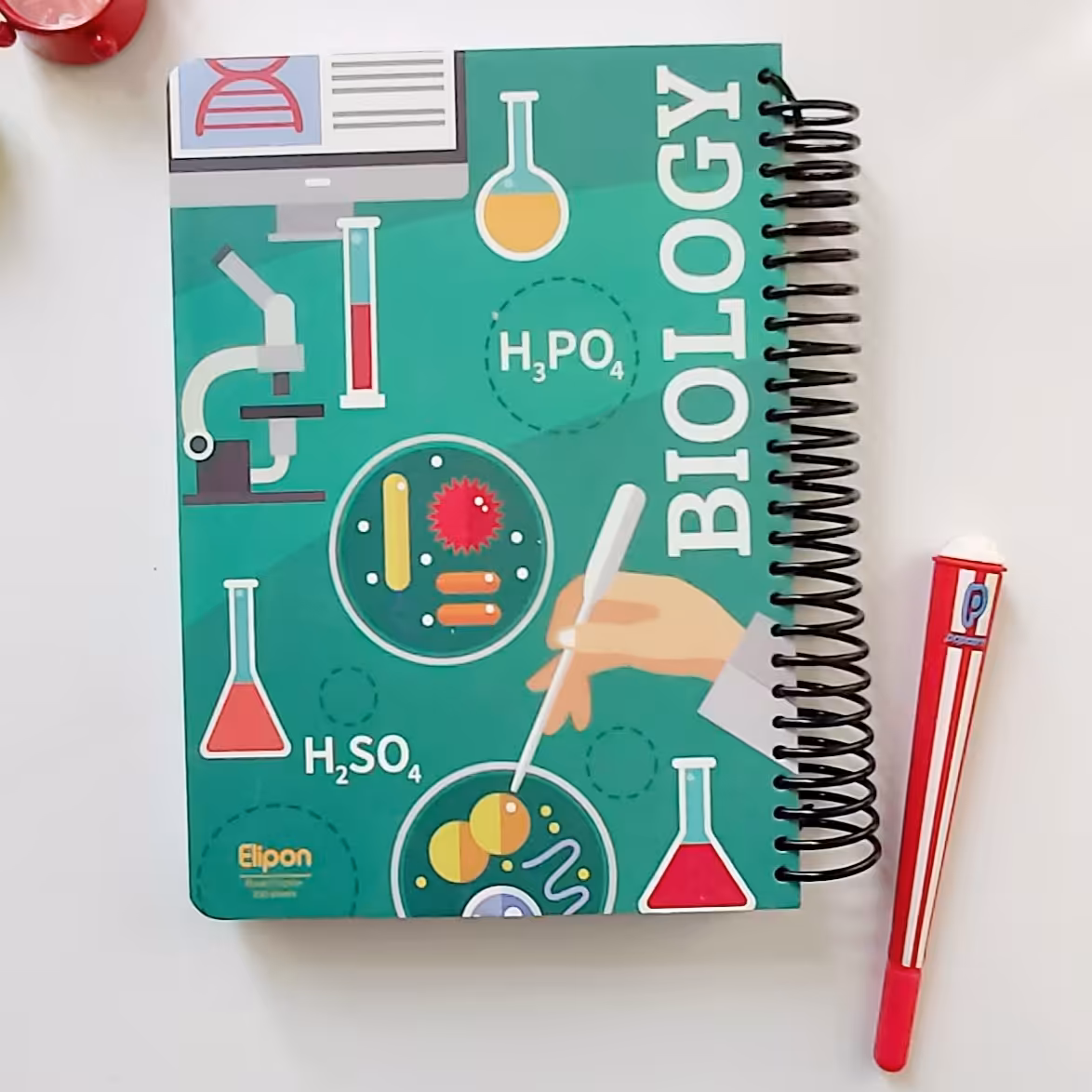 دفتر 200 برگ  موضوعی الیپون طرح A7