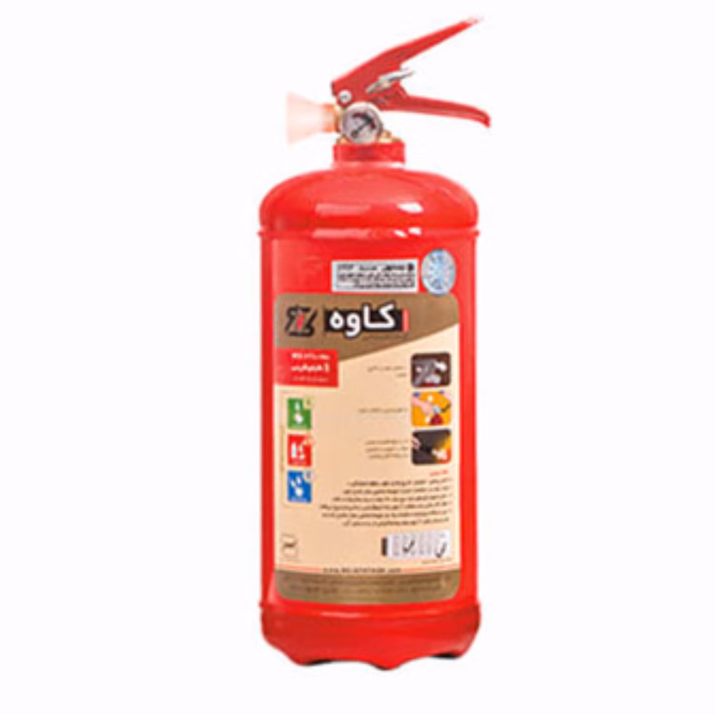 خاموش کننده اطفا حریق پودر و گاز 3 کیلویی کاوه