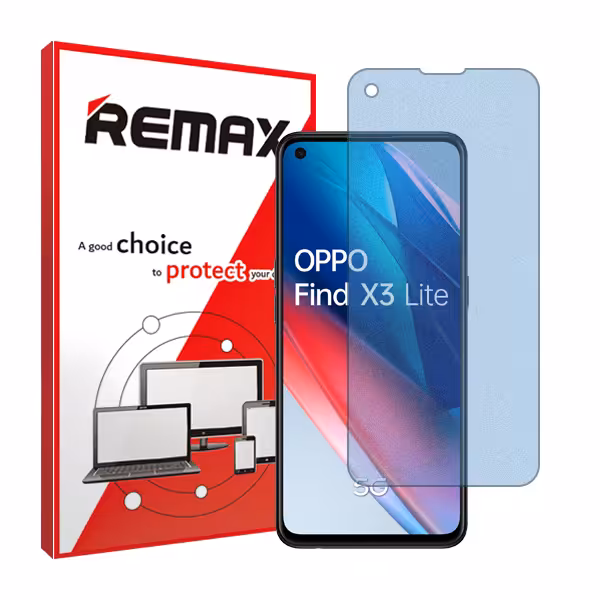 گلس اوپو Find X3 Lite مدل هیدروژلی مات آنتی بلو برند ریمکس کد S