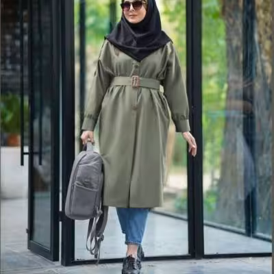 مانتو اسپرت زنانه تترون مدل دانشجویی کاترین