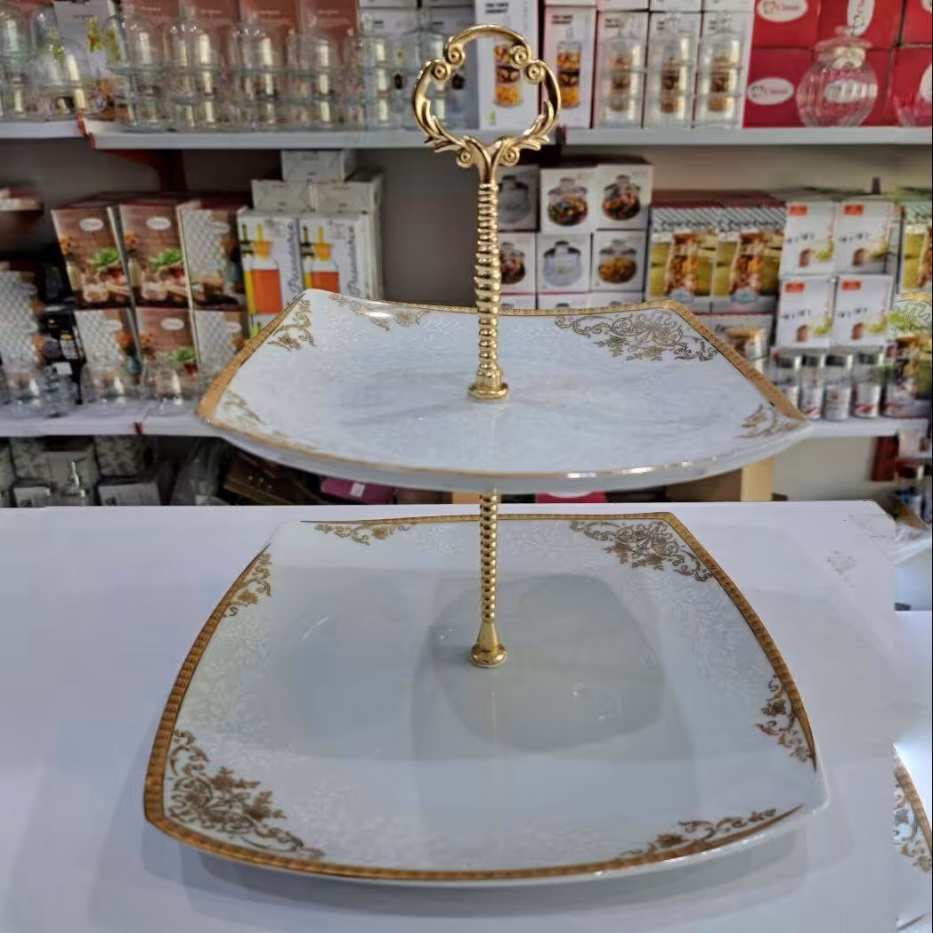 شیرینی خوری دوطبقه مربع 