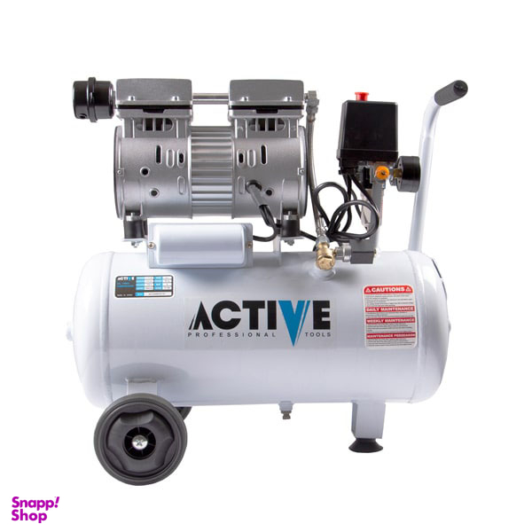 کمپرسور باد سایلنت اکتیو (Active) مدل AC-1324SN حجم 24 لیتر